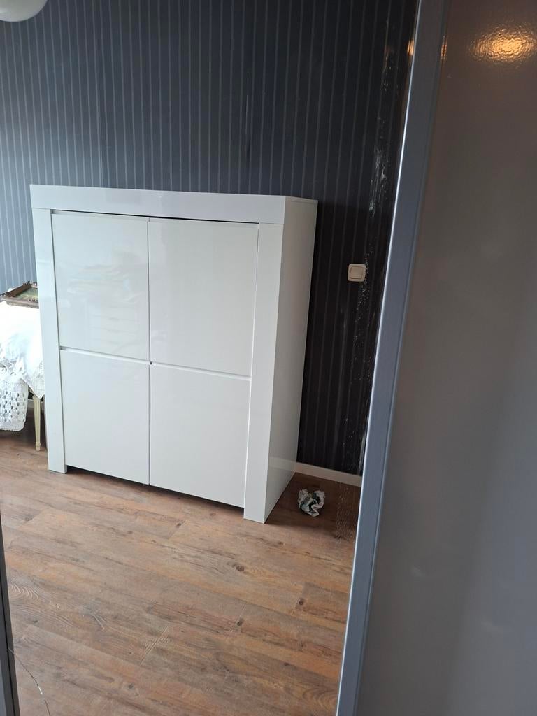 Prachtige MDF opbegkast  wit, Huis en Inrichting, Kasten | Overige, Ophalen of Verzenden, Zo goed als nieuw