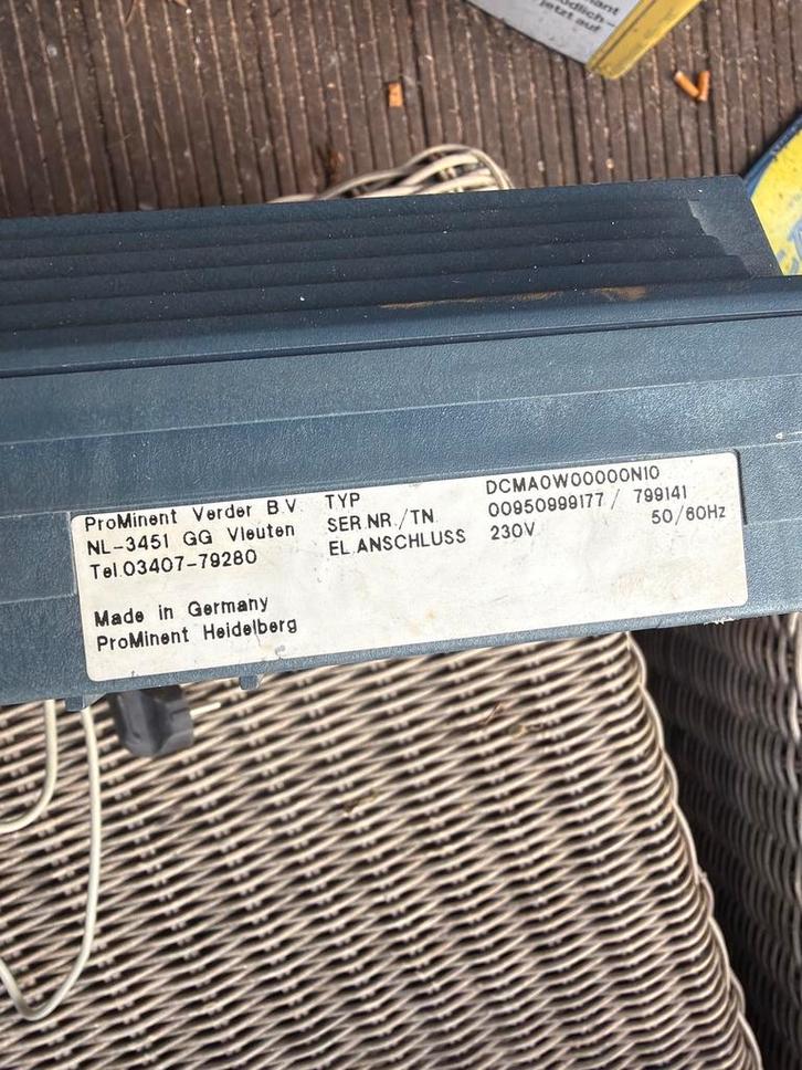 ProMinent DULCOMARIN zwembad pH / Redox regelinstallatie, Tuin en Terras, Zwembad-toebehoren, Ophalen of Verzenden