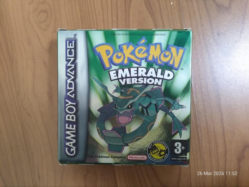 Pokémon Emerald Version - Game Boy Advance (GBA), 1 speler, Ophalen of Verzenden, Zo goed als nieuw, Role Playing Game (Rpg)