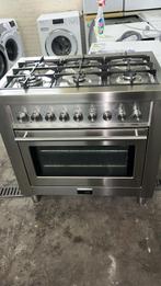 90cm RVS gasfornuis van mer Solitaire, Witgoed en Apparatuur, Fornuizen, Ophalen, 60 cm of meer, Zo goed als nieuw, Gas