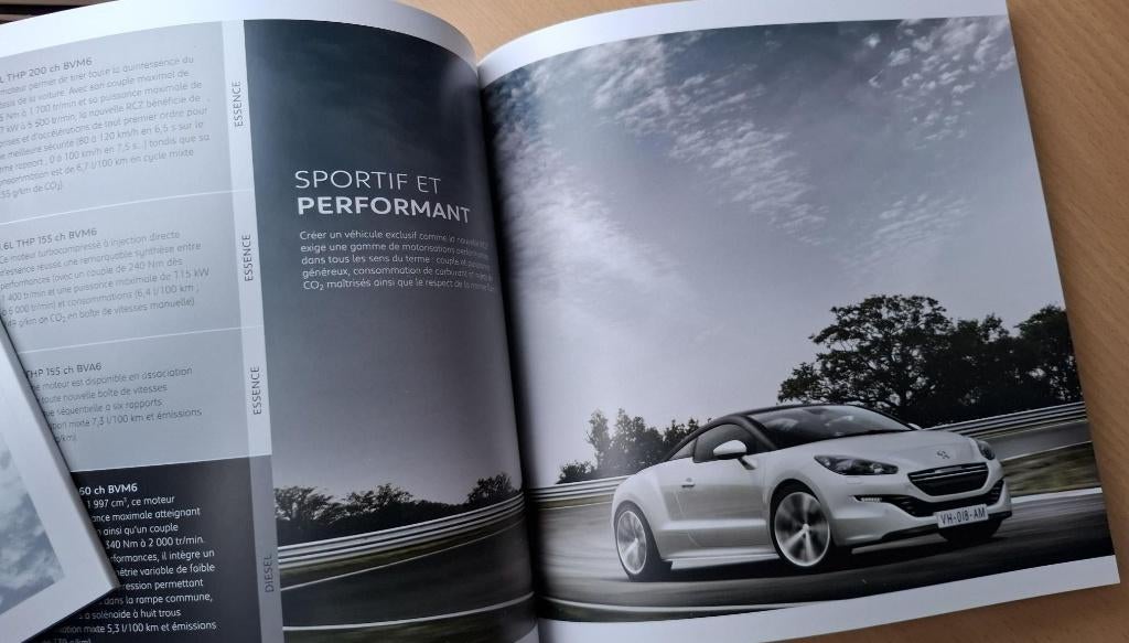 Peugeot RCZ brochure (Frans, 2013), Verzenden, Zo goed als nieuw, Peugeot