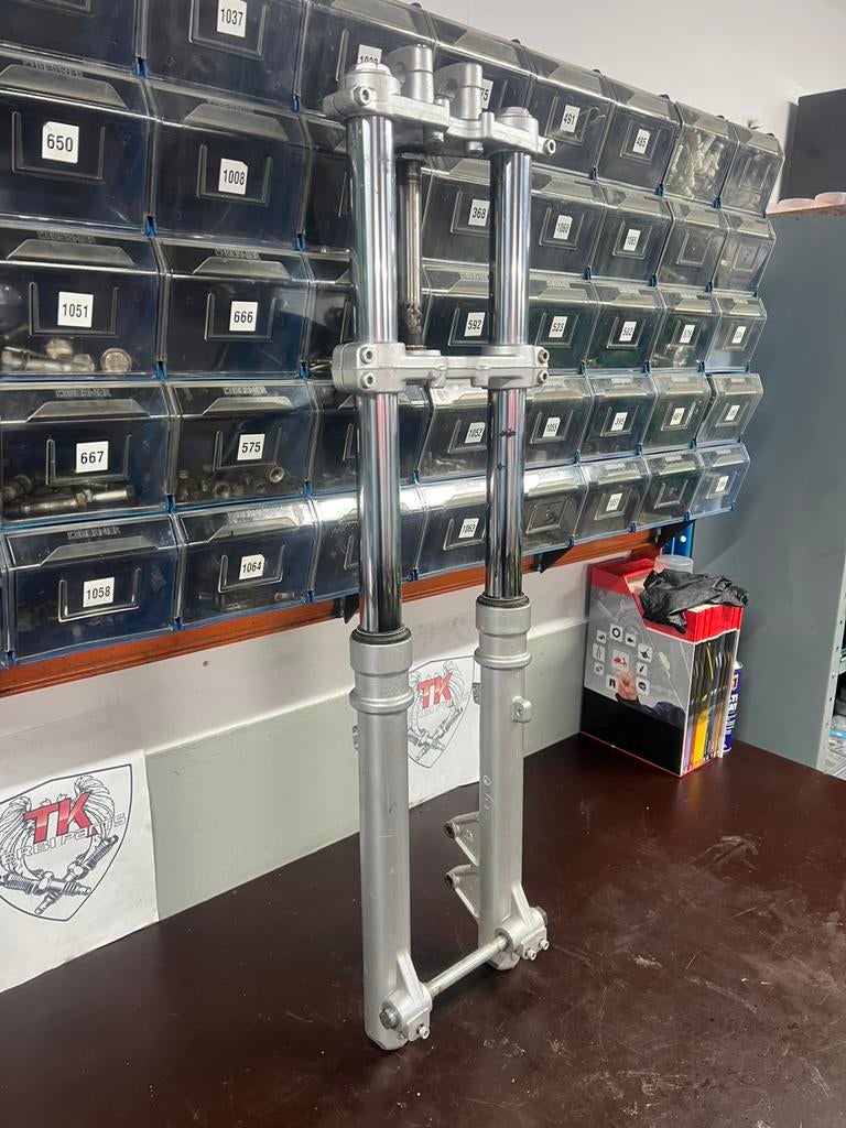 Derbi drd Marzocchi voorvork, Fietsen en Brommers, Brommeronderdelen | Algemeen, Ophalen, Frame, Gebruikt, Nvt