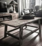 ~Stoer Sober Landelijk Houten Salontafel~, Ophalen of Verzenden, Zo goed als nieuw
