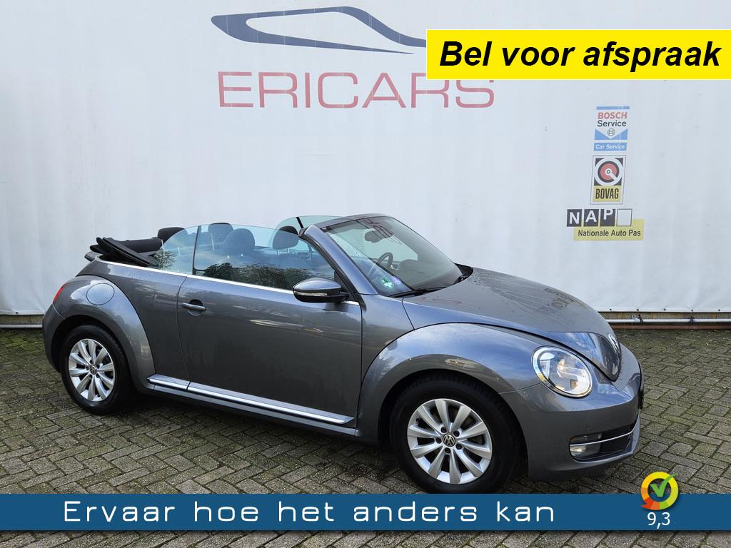 Volkswagen Beetle Cabriolet 1.2 TSI NAVI TEL PDC SYOELVERW., Voorwielaandrijving, Stof, Gebruikt, 4 cilinders