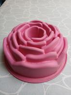 Rode tulbandvorm bakvorm in roos design, Ophalen of Verzenden, Gebruikt