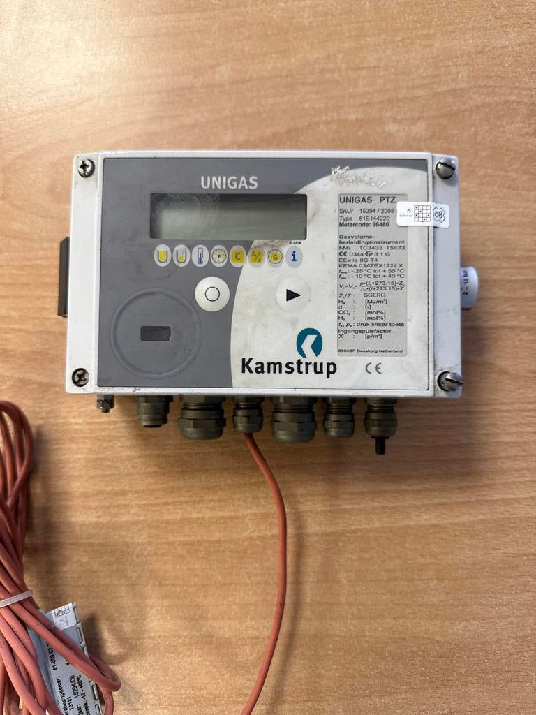 Unigas PTZ gasvolume-herleidingsinstrument, Ophalen of Verzenden