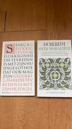 Lucius Ann Seneca - Gelukkig leven. Durkheim.Over moraliteit, Boeken, Filosofie, Ophalen of Verzenden, Zo goed als nieuw, Lucius Ann Seneca