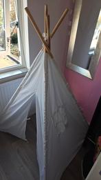 Witte kinder tipi tent, speelhuisje, Ophalen, Zo goed als nieuw