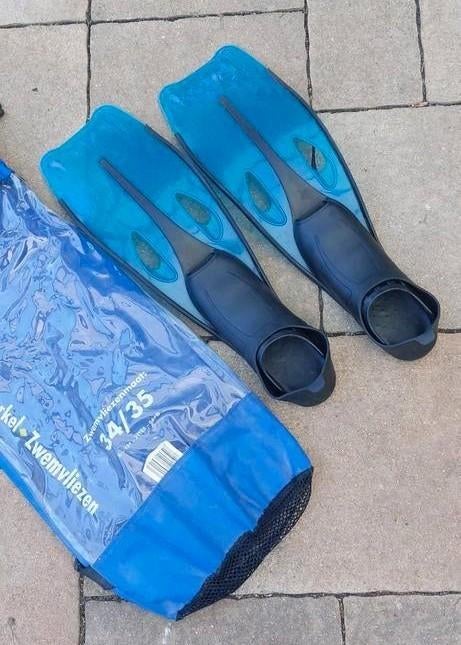 Zwemvliezen maat 34/35  Sunray, Watersport en Boten, Ophalen of Verzenden, Gebruikt, Snorkelvinnen