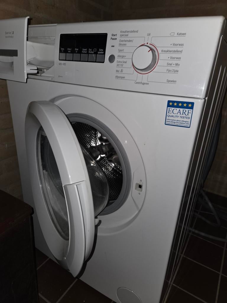 Bosch Serie 2 VarioPerfect Wasmachine, Ophalen, Gebruikt, Voorlader, Energieklasse A of zuiniger