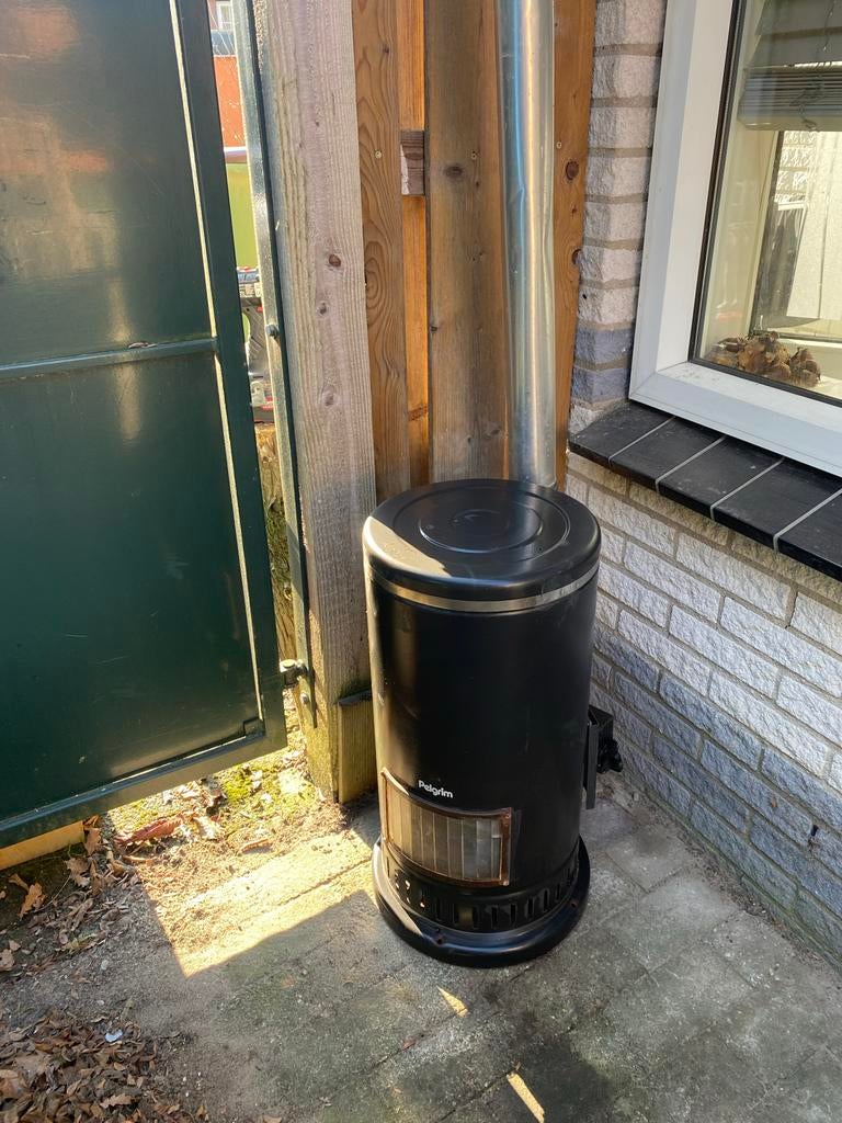Pelgrim propaan gaskachel - Vrijstaand, Huis en Inrichting, Kachels, Ophalen, Gebruikt, Gas, Vrijstaand