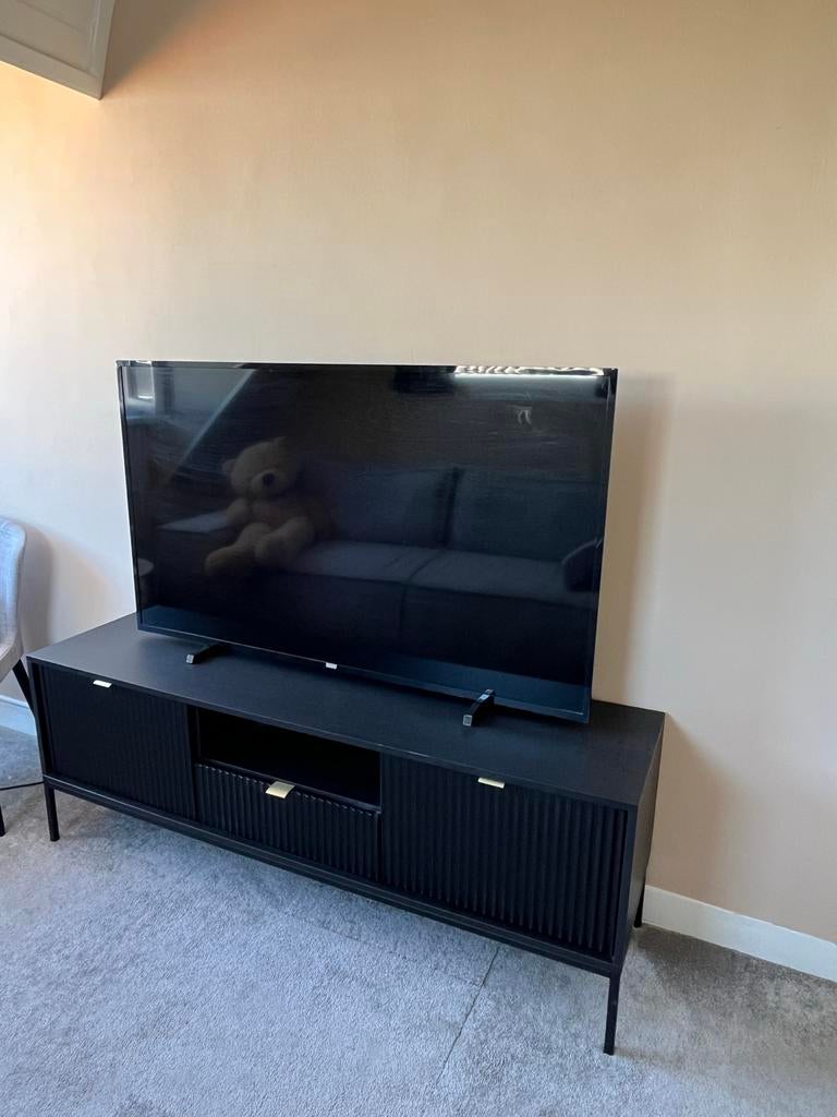 Philips Smart TV 55 inch met bijpassend TV meubel, Ophalen, Philips, Gebruikt, 50 Hz