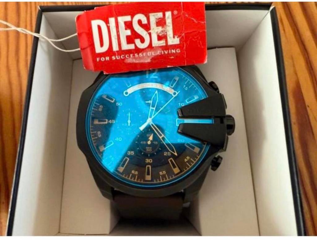 Zo goed als nieuw Disel DZ4401 Horloge te koop, Ophalen, Zo goed als nieuw, Jongen of Meisje