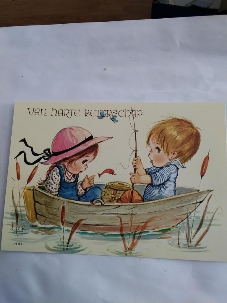 SAMEN  IN EEN BOOT. VISJES VANGEN, Ophalen of Verzenden