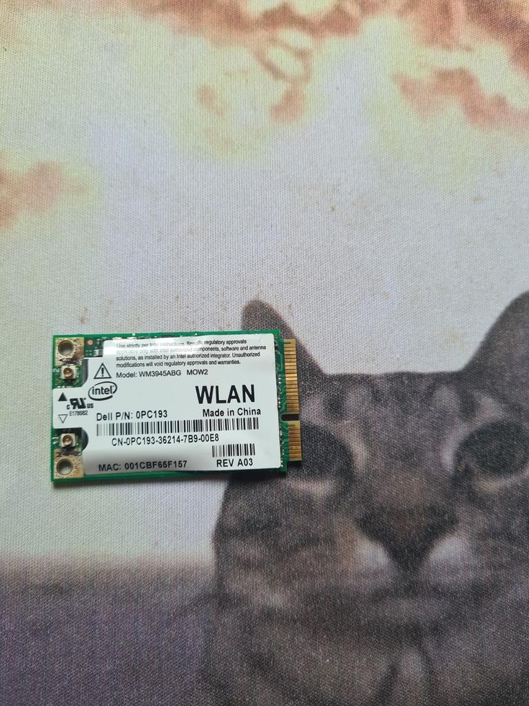 Originele Intel PRO/Wireless 3945ABG (Dell P/N 0PC193, Ophalen of Verzenden, Zo goed als nieuw