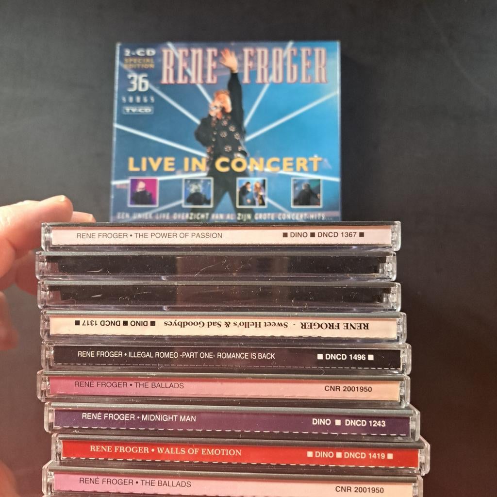 11 Rene Froger CDs/CD singles, Cd's en Dvd's, Ophalen of Verzenden