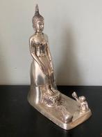 Boeddha beeld verzilverd brons olifant & aap, Nvt particulier, Ophalen of Verzenden, Zo goed als nieuw, Nvt particulier