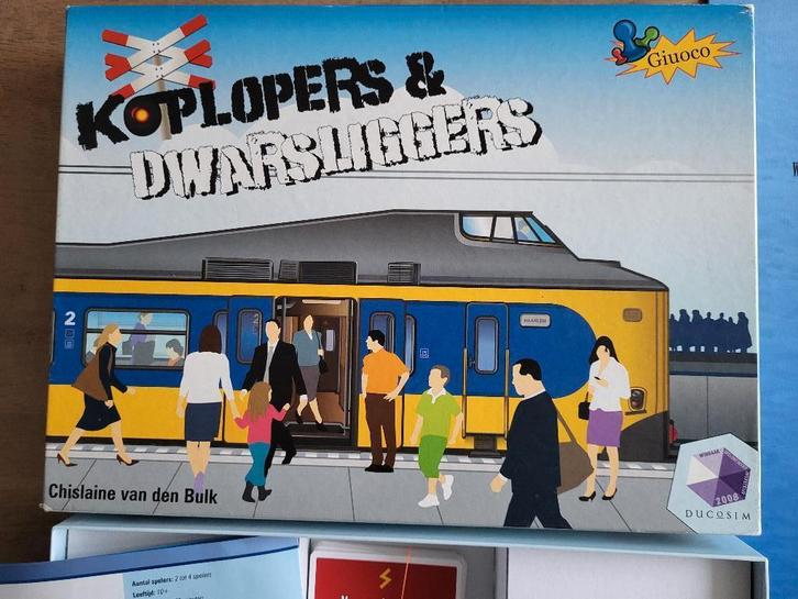 spel Koplopers en dwarsliggers - NS treinen bordspel, Hobby en Vrije tijd, Gezelschapsspellen | Bordspellen, Zo goed als nieuw