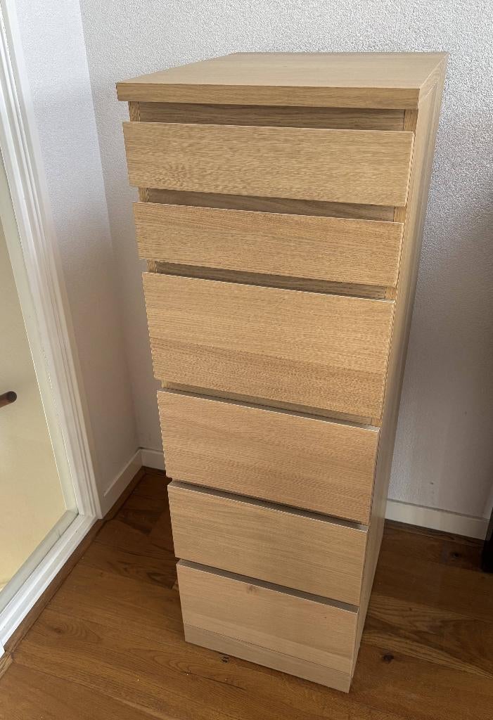MALM - Ladekast met spiegel, Huis en Inrichting, Kasten | Ladekasten, Ophalen, Overige materialen, Minder dan 50 cm, 5 laden of meer
