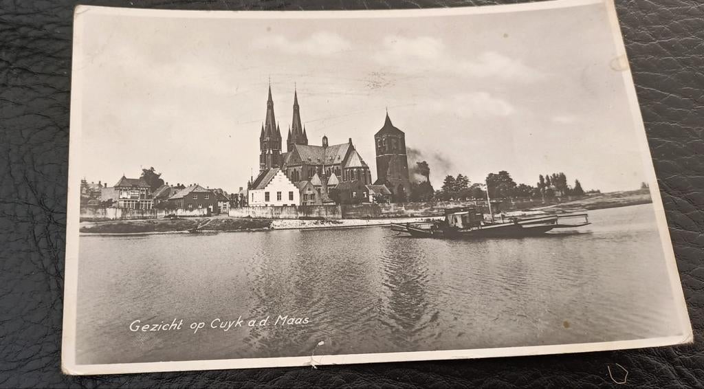 Ansichtkaart Cuyk aan de Maas, Cuijk 1953, Ophalen of Verzenden, 1940 tot 1960, Gelopen, Noord-Brabant