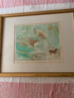 Gekleurde prent van Meela, 1988, Antiek en Kunst, Kunst | Etsen en Gravures, Ophalen