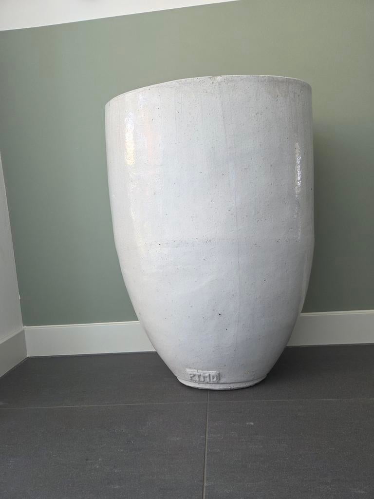 Grote PTMD bloempot, 68 cm hoog, 49 cm breed, Tuin en Terras, Bloempotten, Ophalen, Gebruikt, 40 cm of meer, Rond