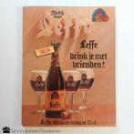 Leffe Bruin reclamebord, Verzamelen, Ophalen of Verzenden, Zo goed als nieuw, Reclamebord, Plaat of Schild, Leffe