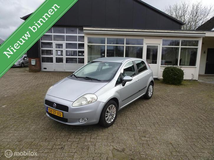 Fiat Grande Punto 1.4 Active, Auto's, Fiat, Bedrijf, Te koop, Grande Punto, ABS, Airbags, Alarm, Boordcomputer, Elektrische buitenspiegels