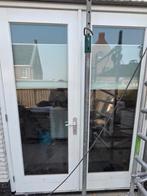 Tekoop  Open slaande tuindeuren 3 punt sluiting Met kozijn, Doe-het-zelf en Verbouw, Ophalen, Deurkozijn, Zo goed als nieuw, 150 tot 225 cm