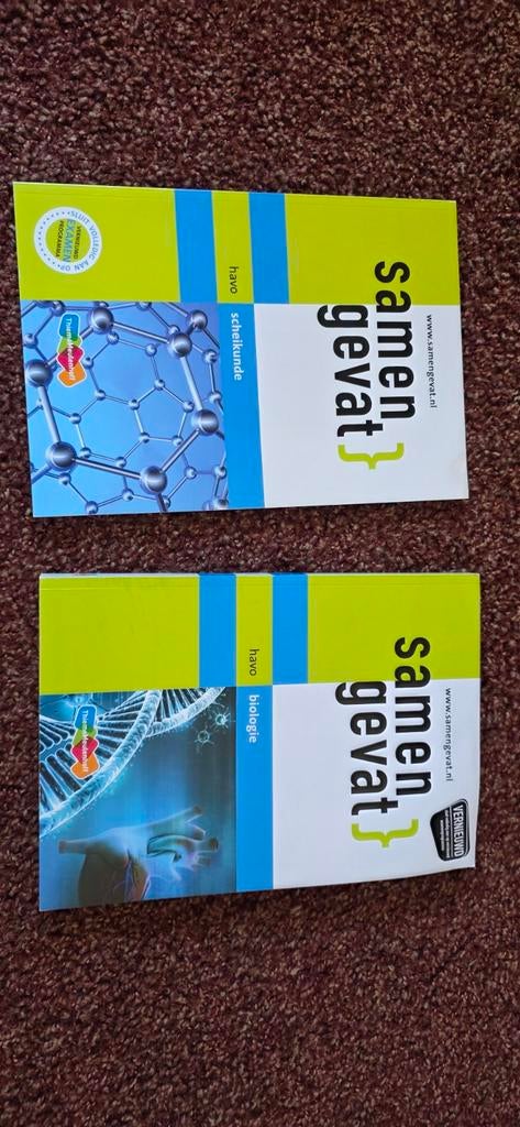Samengevat Scheikunde & Biologie havo, Boeken, Onbekend, Zo goed als nieuw, Beta, HBO