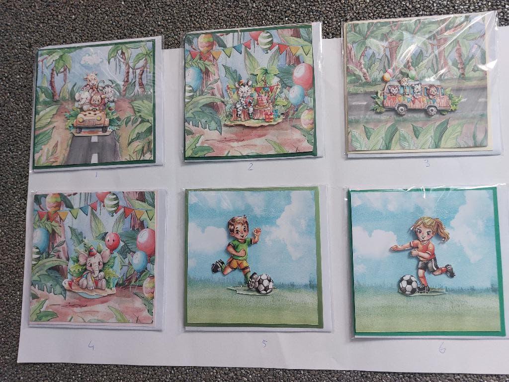 Zelfgemaakte kaartjes, Hobby en Vrije tijd, Ophalen of Verzenden, Nieuw, Overige thema's