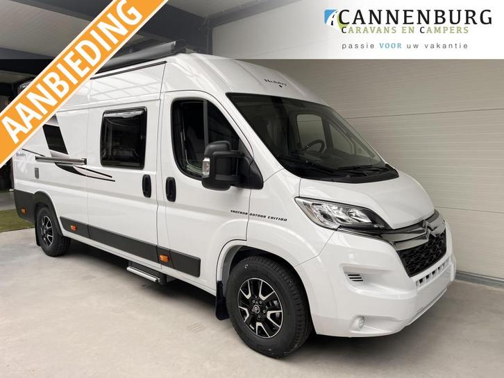 Hobby Vantana Ontour Edition 65 ET gratis luxe fietsendrager, Caravans en Kamperen, Campers, Bedrijf, tot en met 2, Buscamper of Camperbus