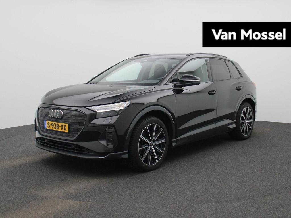 Audi Q4 e-tron 40 Advanced edition 77 kWh l Demo l Cruise co, 12 maanden, Zwart, Zwart, Q4 e-tron