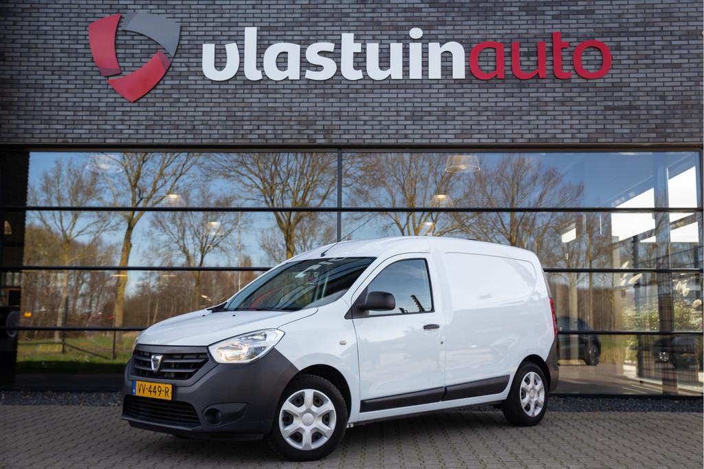 Dacia Dokker 1.5 dCi 75 Ambiance , Trekhaak, Airco,, Euro 5, Stof, Gebruikt, Zwart