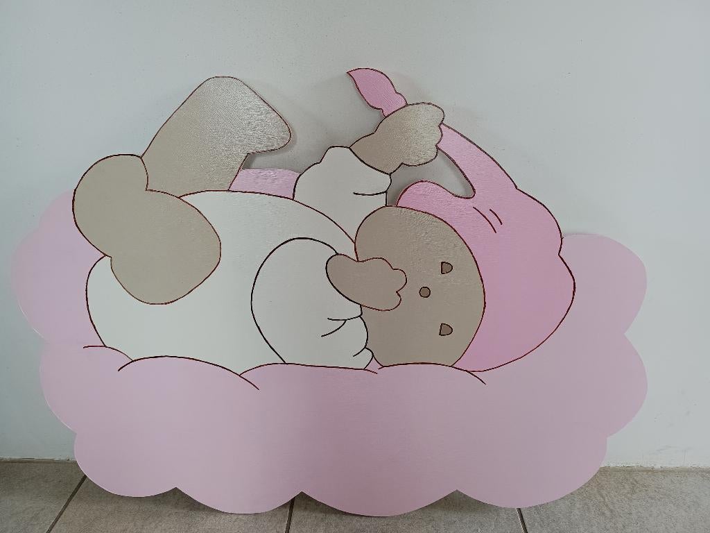 Geboortebord beertje, nieuw, Kinderen en Baby's, Kraamcadeaus en Geboorteborden, Ophalen, Nieuw, Geboortebord