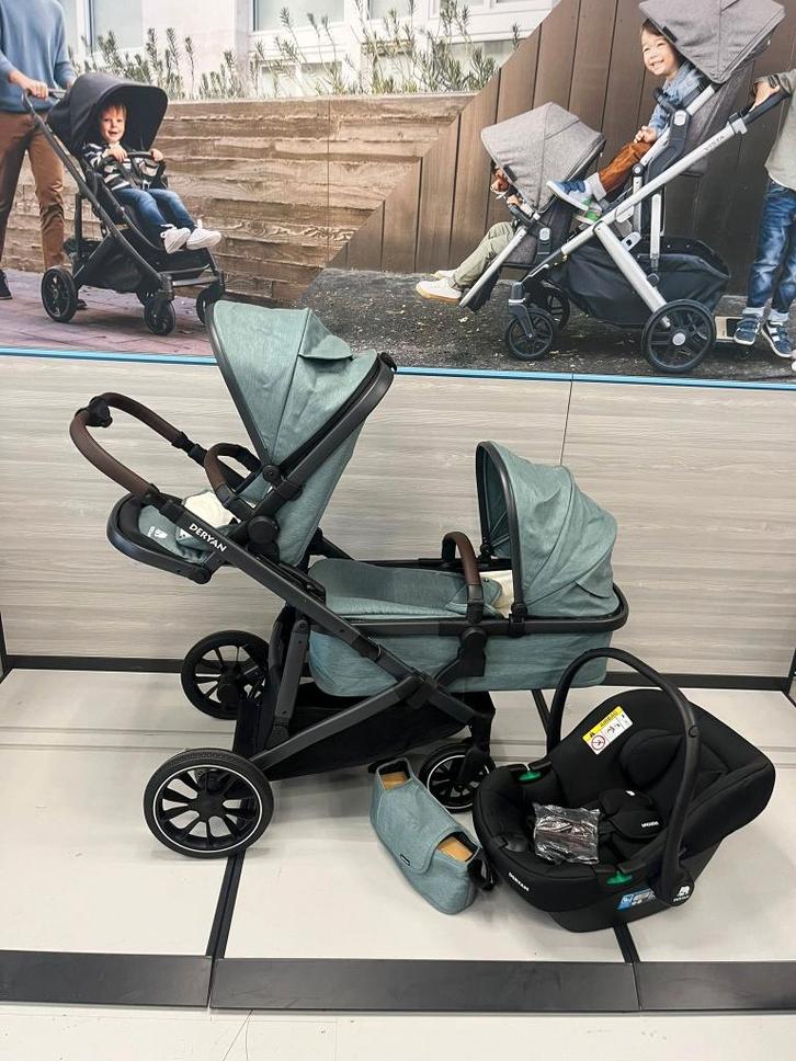 EVY V2 Duo Kinderwagen 2 in 1, Kinderen en Baby's, Buggy's, Nieuw, Overige merken, Duomodel, Verstelbare rugleuning, Zonnekap