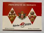 BU set Monaco 2020 in blister (1 Cent - 2 Euro), Verzenden, Monaco, Overige waardes, Setje