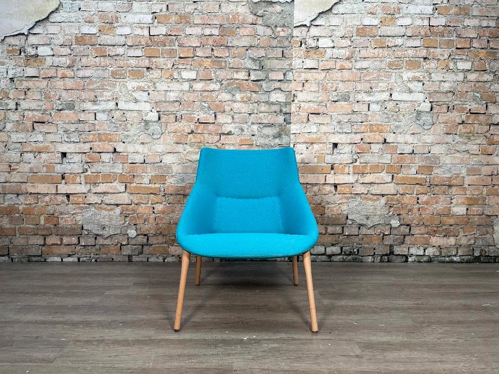 Forma 5 blauw bij TheReSales, Huis en Inrichting, Fauteuils, Ophalen, Minder dan 75 cm, Design, Zo goed als nieuw