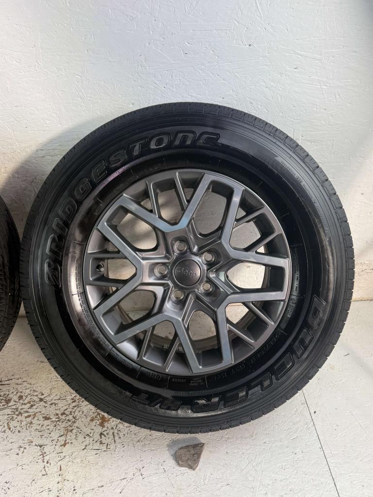 5x Originele Jeep Wrangler JL velgen 18" 5x127 zomerset 9mm!, Niet ingevuld, 18 inch, Gebruikt, 255 mm