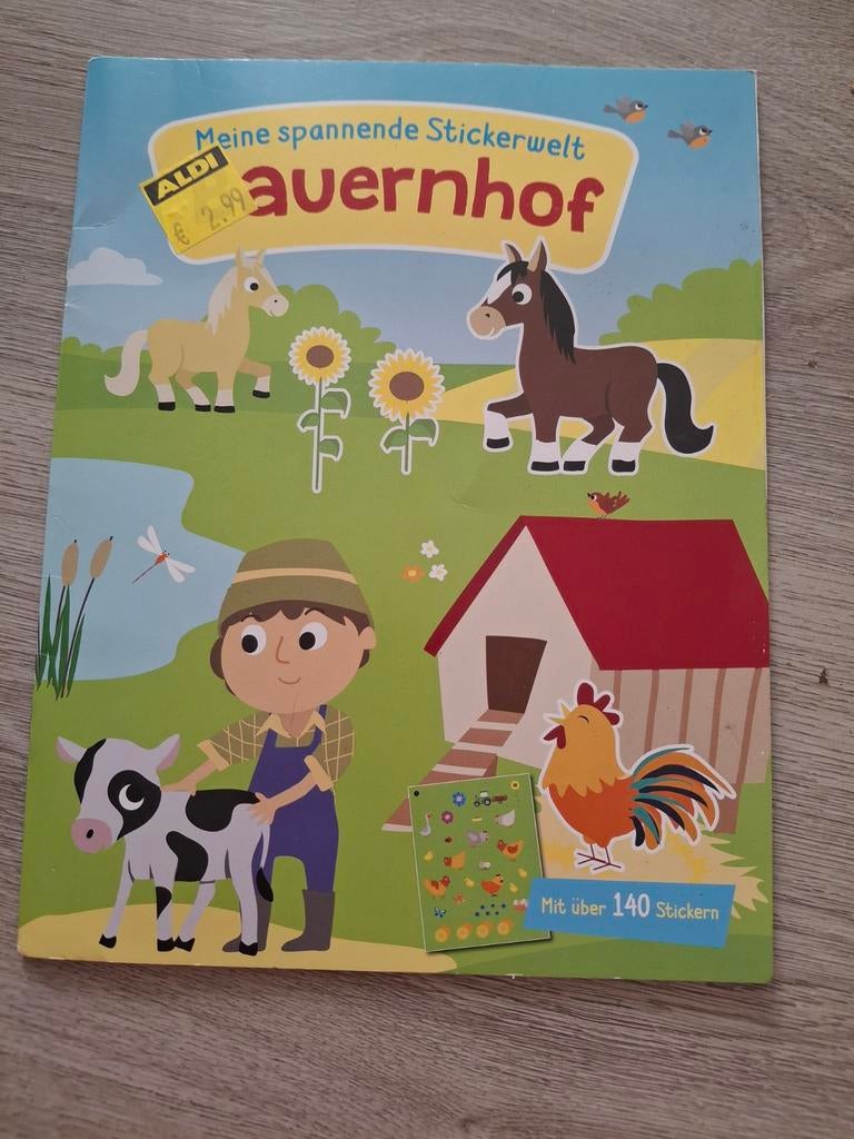 Mijn Spannende Stickerwereld Boerderij - Gebruikt, Gebruikt, Dieren, Meerkleurig, Ophalen of Verzenden