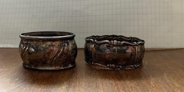 Servetringen, verzilverd, Ophalen of Verzenden