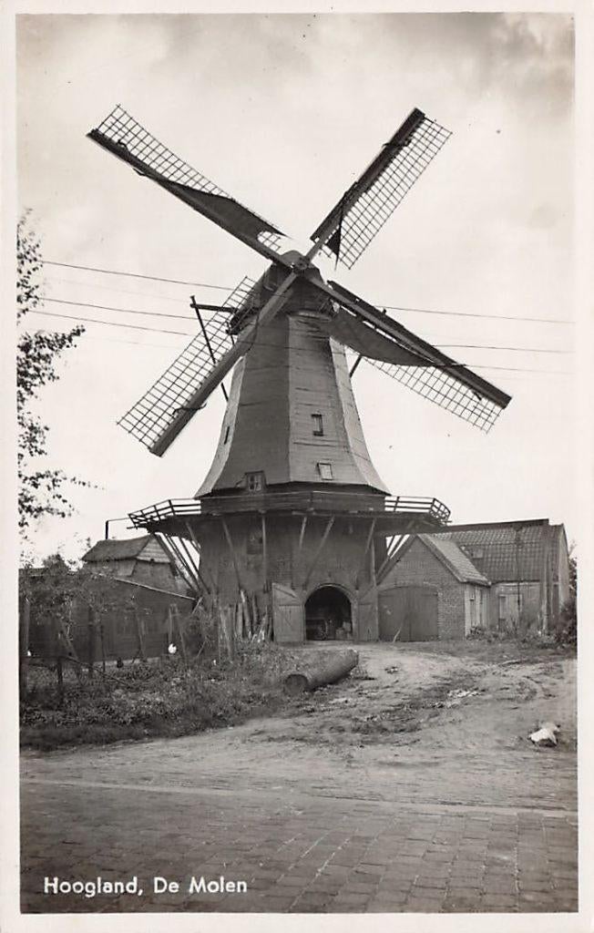 AM077 Hoogland bij Amersfoort De Molen 1940, Verzenden, 1920 tot 1940, Ongelopen, Utrecht