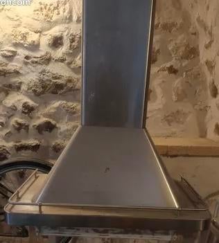 Gutmann RVS afzuigkap 100x70cm, Witgoed en Apparatuur, Afzuigkappen, Ophalen, Gebruikt, Minder dan 200 m³ per uur, Eilandschouwkap