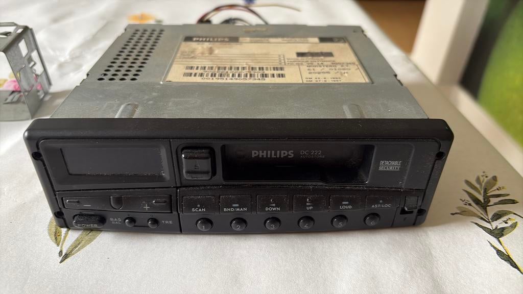 Philips autoradio, Ophalen of Verzenden, Gebruikt