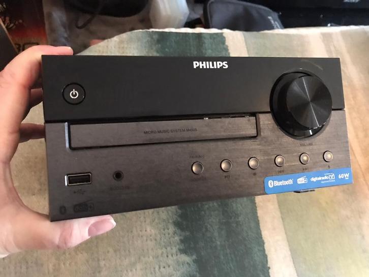 TEAB Philips Micro music system zwart USB Dab+ Bluetooth, Audio, Tv en Foto, Stereo-sets, Zo goed als nieuw, Philips, Ophalen of Verzenden