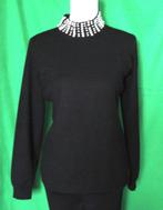 g1  LEUKE DAMES PULLOVER van by BEAU Maat:46, Kleding | Dames, Grote Maten, Ophalen of Verzenden, Zo goed als nieuw, Zwart, Blouse of Tuniek