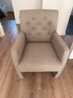 4 Luxe eetkamerstoelen Bommel Wonen – beige, Ophalen, Bruin, Stof, Vijf, Zes of meer stoelen