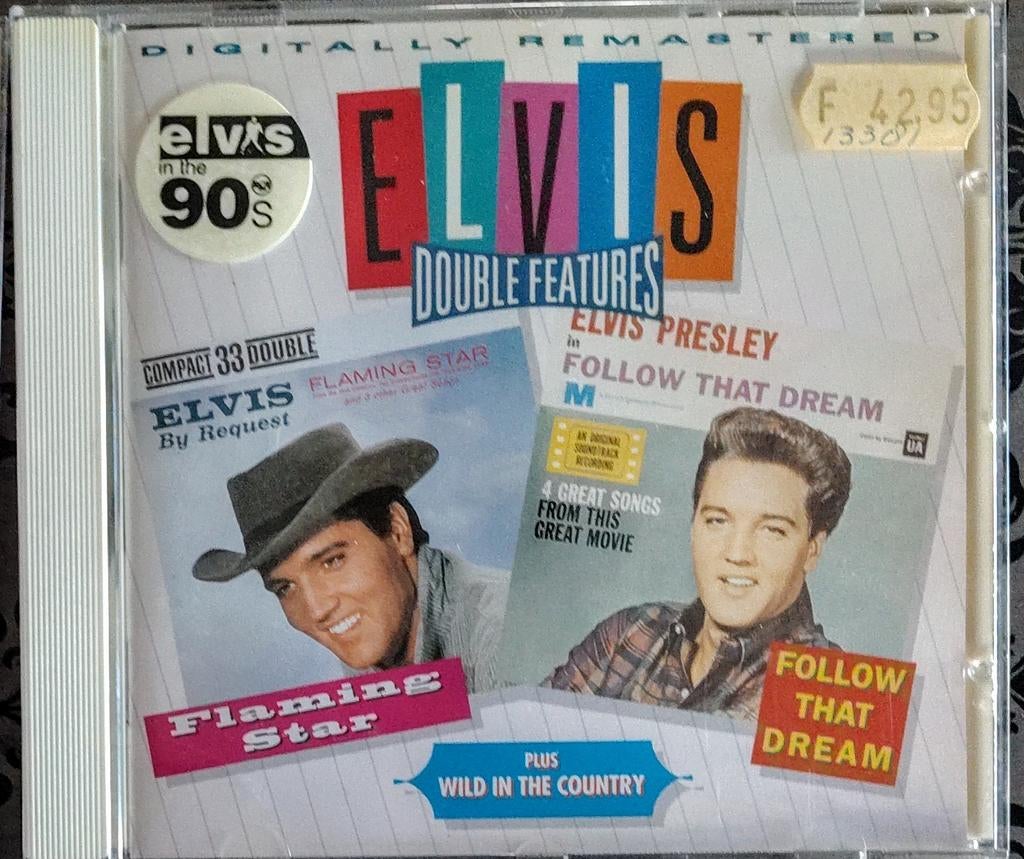 Elvis Double Features Flaming Star, Wild i t C, Follow t D, Ophalen of Verzenden, Zo goed als nieuw, Pop