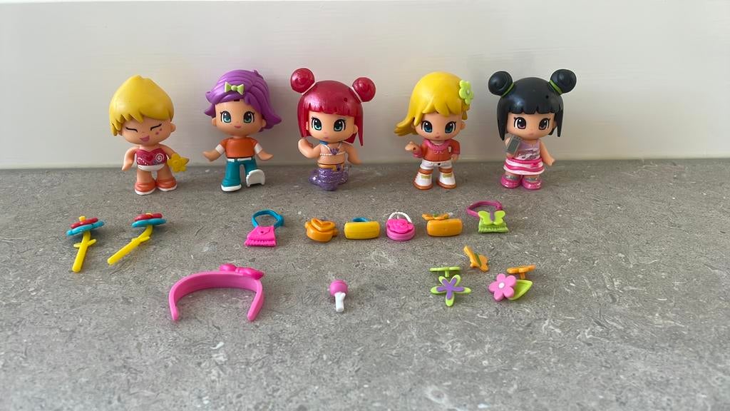 Pinypon poppetjes met accessoires, Ophalen of Verzenden, Zo goed als nieuw