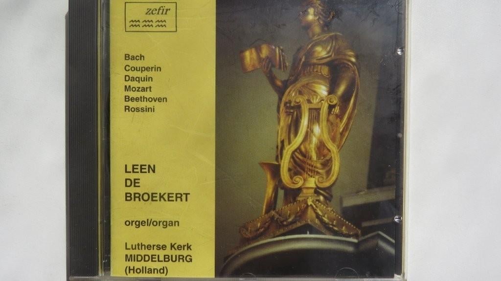 Cd orgel: Leen de Broekert, Lutherse Kerk Middelburg, Ophalen of Verzenden, Classicisme, Zo goed als nieuw, Kamermuziek